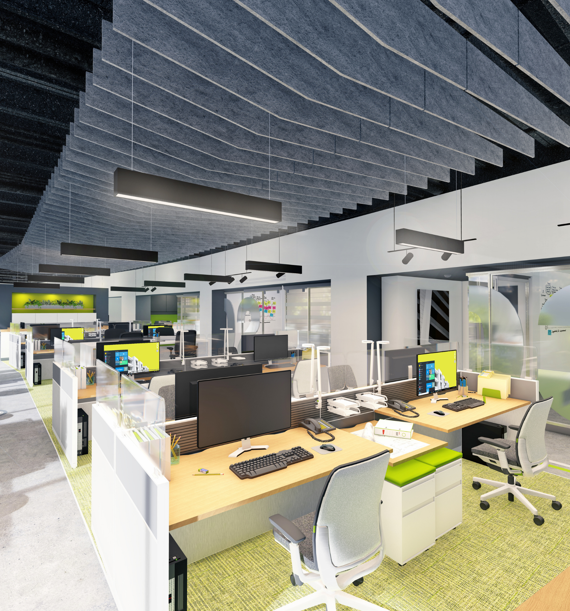 rendering of new AD&V headquarters - studio
