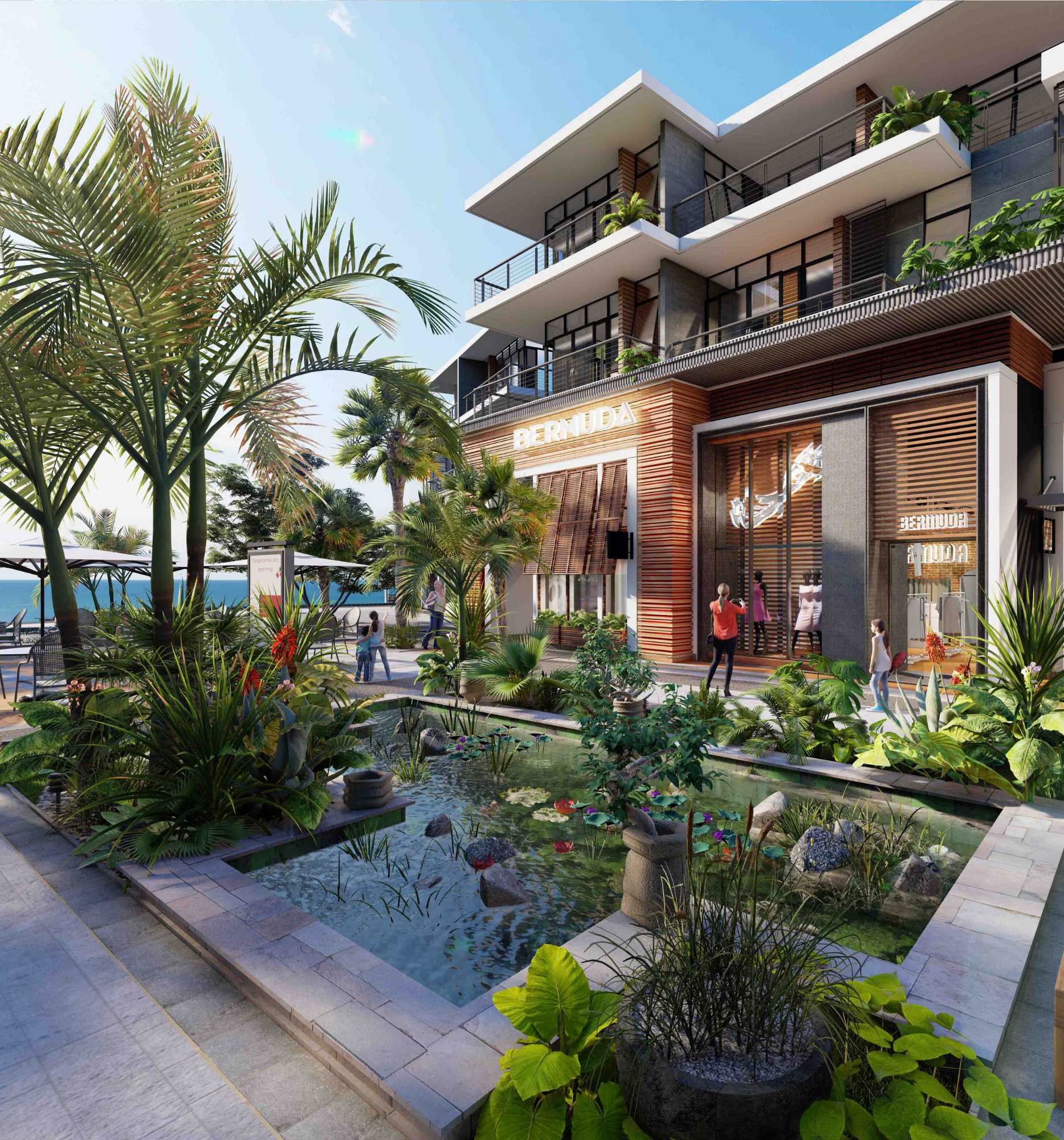 rendering of the bermuda redevelopment project